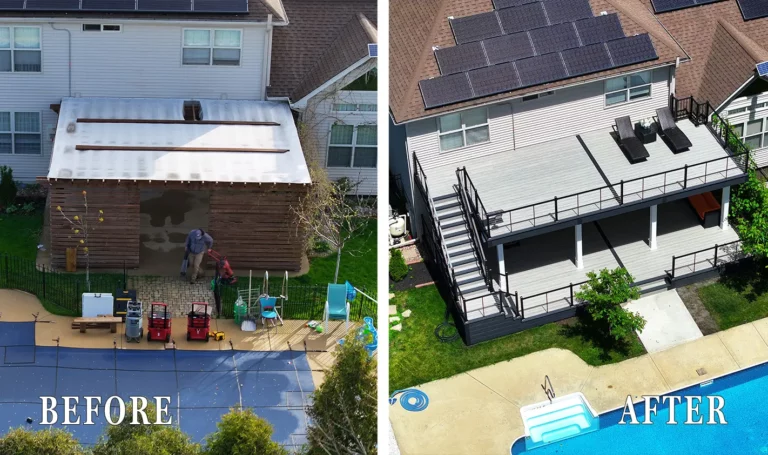Decking Before and After