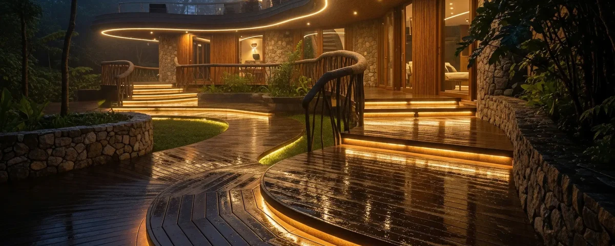 Installing LED Lights on a Deck