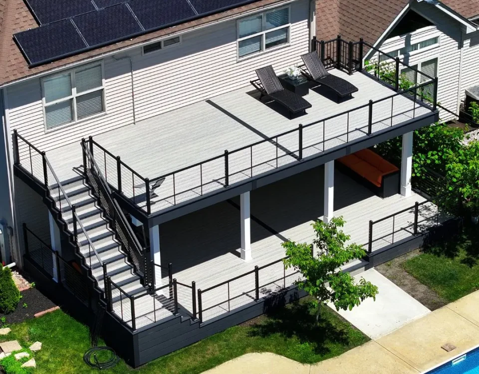 composite deck built in Naperville