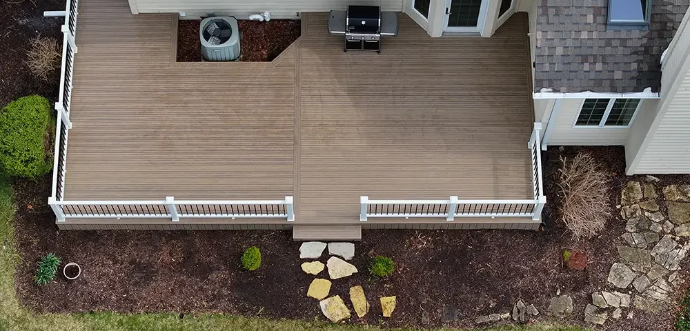 composite deck built in Naperville, IL