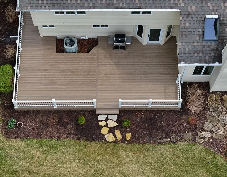 composite deck built in Naperville, IL