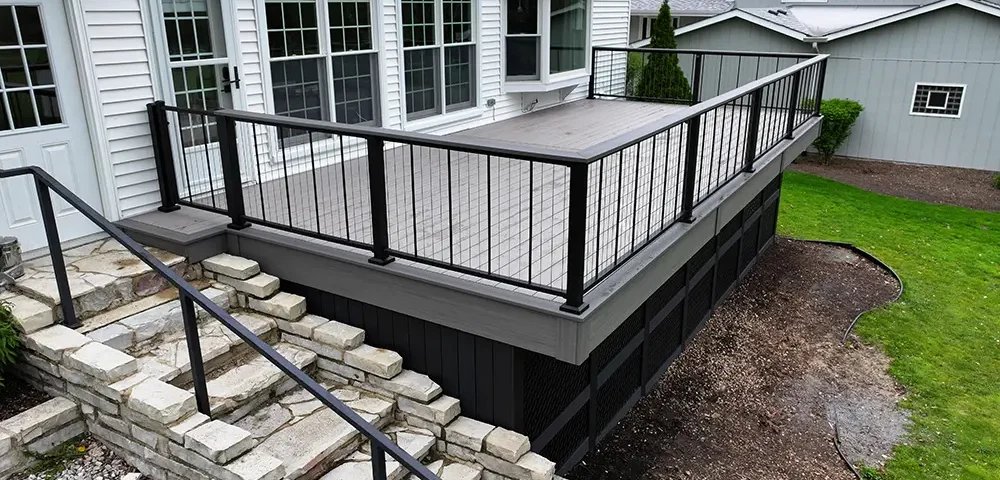 composite deck built in Naperville