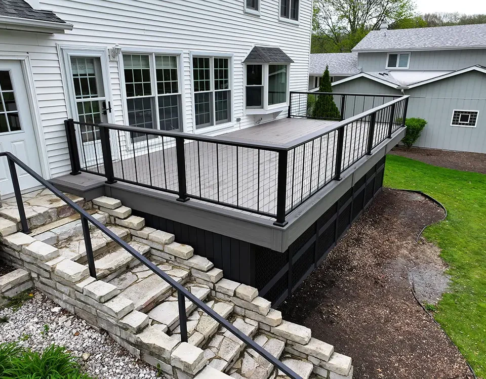 composite deck built in Naperville