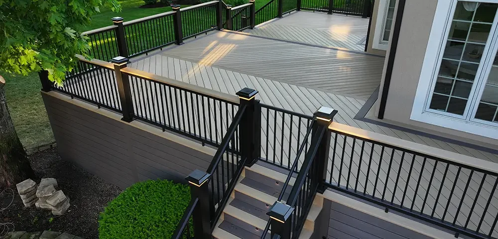 composite deck built by Wolf Spirit Deck in Naperville IL